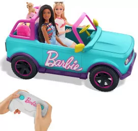 Hot Wheels Pojazd R/C Barbie SUV 1:12 - tantis.pl