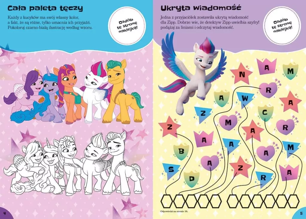 My Little Pony. Nowe pokolenie. 100 naklejek - tantis.pl