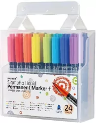 Monami. Marker permanentny SigmaFlo, 24 kolory