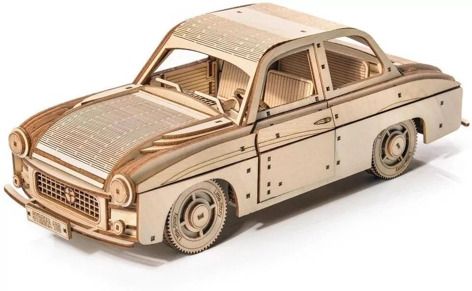 Puzzle drewniane 3D. Syrena - tantis.pl