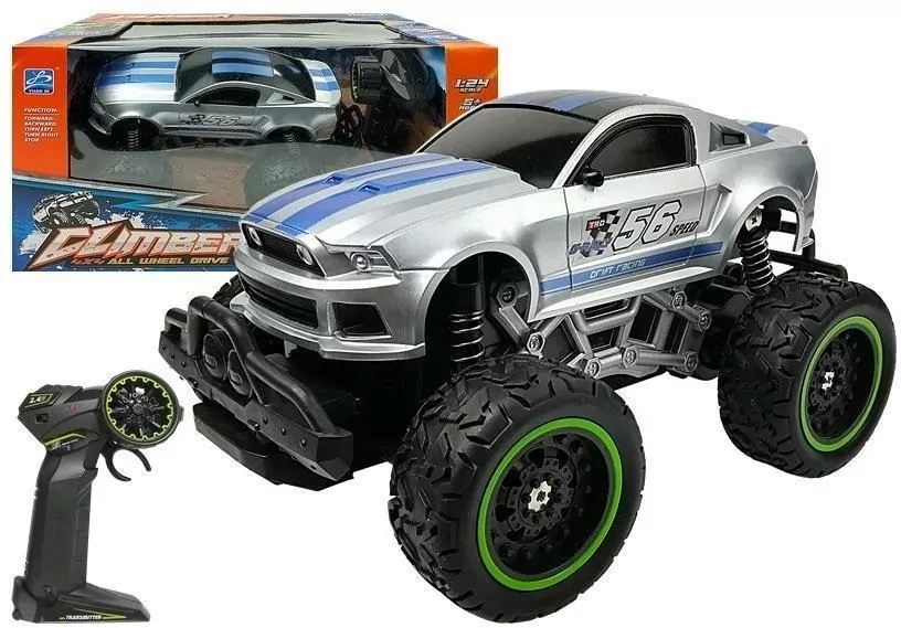 Auto zdalnie sterowane R/C 6.5 km/h srebrne - tantis.pl