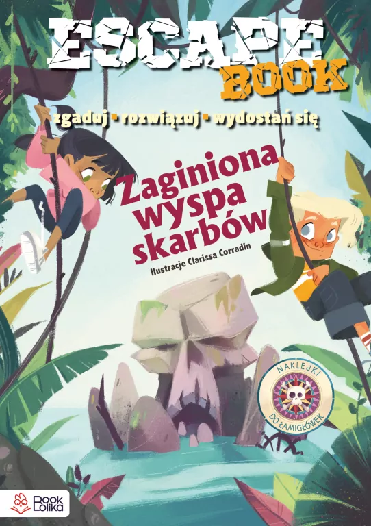 Zaginiona wyspa skarbów. Zgaduj, rozwiązuj, wydostań się. Escape Book - tantis.pl