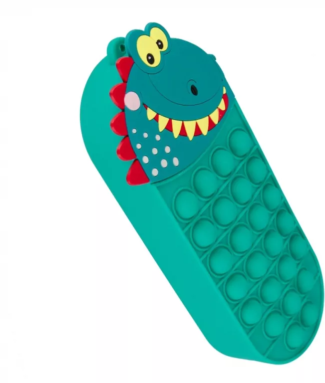 Piórnik silikon 1zamek Dino - tantis.pl