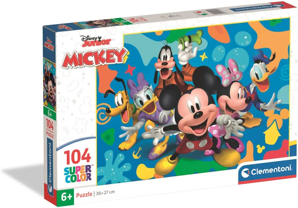 Puzzle 104 Super Color. Mickey and Friends - tantis.pl