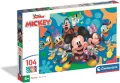 Puzzle 104 Super Color. Mickey and Friends - tantis.pl