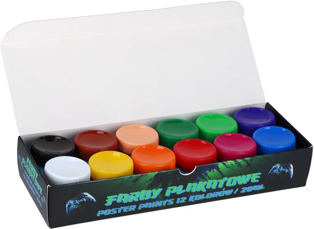 FARBY PLAK 12KOL 20ML PAD STK FOL 6/24 - tantis.pl