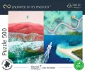 Puzzle 500. Aerial Mindblow: Over the Water TREFL - tantis.pl