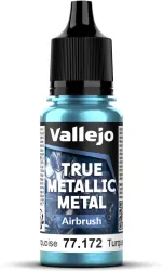 Vallejo: 77.172 - True Metallic Metal - Airbrush - Hydra Turquoise (18 ml)