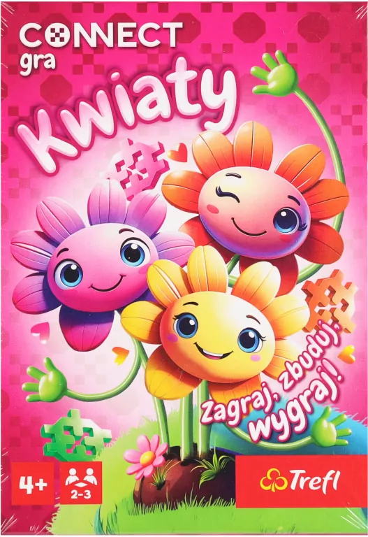 Gra dla dzieci Connect Kwiaty TREFL - tantis.pl