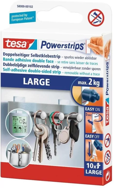 Plastry samoprzylepne PowerStrips 10szt - tantis.pl