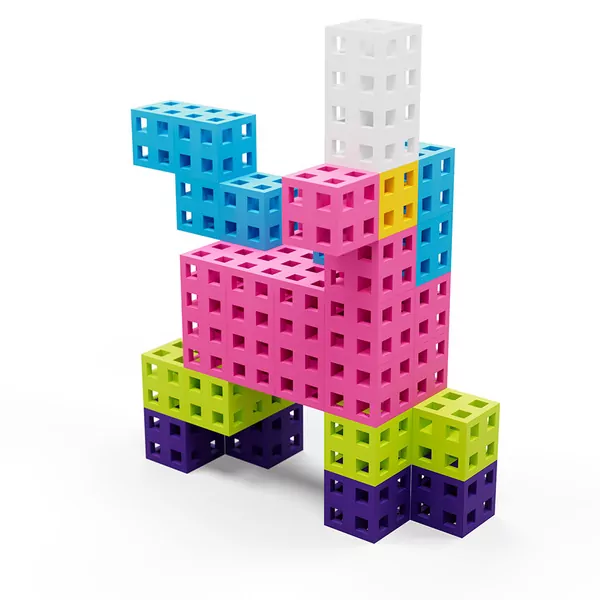Klocki Meli Cube Pink Edu 300 elementów - tantis.pl