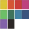 Zeszyt A5/80K kratka Rainbow - tantis.pl