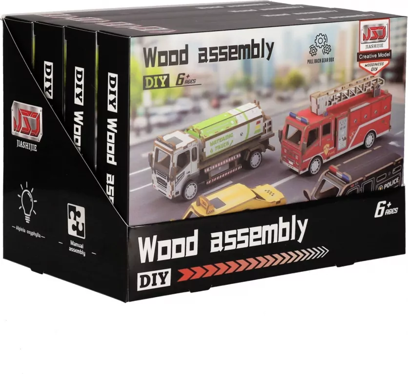 PUZZLE DREW 3D AUTO MIX P/B 25X18X4 MC PUD 4/64 - tantis.pl