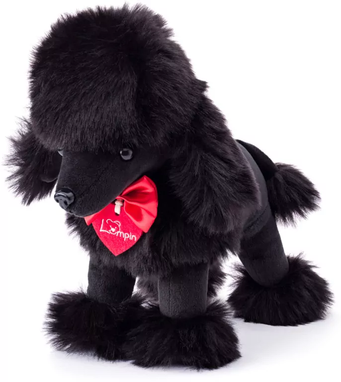Maskotka Pudel czarny Charlie 25cm 94179 Lumpin - tantis.pl