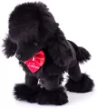 Maskotka Pudel czarny Charlie 25cm 94179 Lumpin - tantis.pl