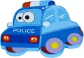 Układanka drewniana policja 4 elementy - tantis.pl