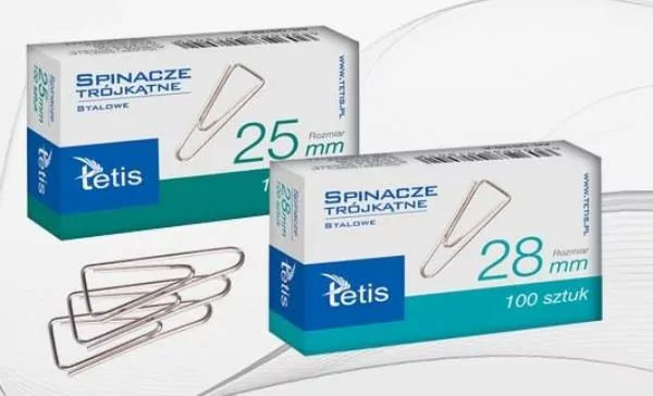 Spinacze trójkątne 28mm/ - tantis.pl