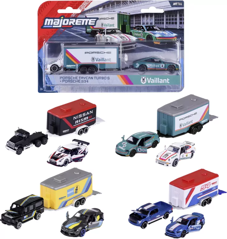 Majorette Racing Deluxe przyczepy mix - tantis.pl