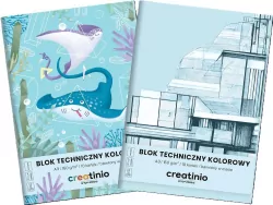 Blok techniczny kolorowy A3/10K Creatinio