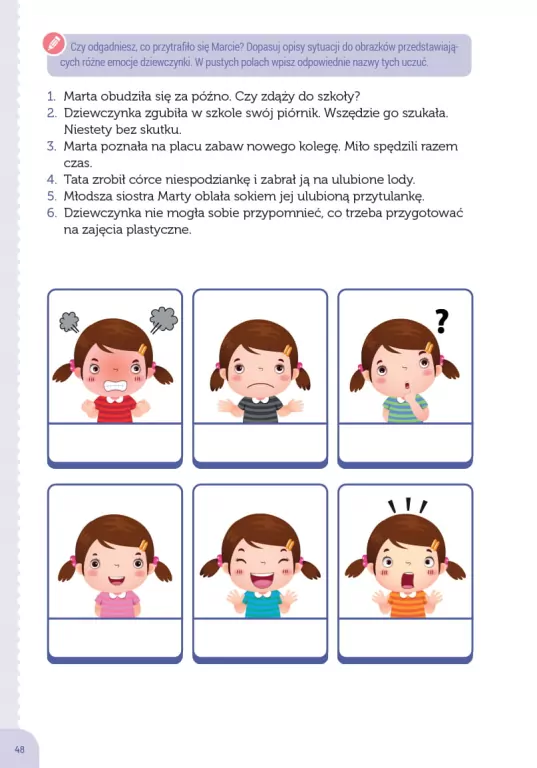 Spokojnie, to tylko emocje! Ćwiczenia rozpoznawania i nazywania uczuć oraz emocji - tantis.pl