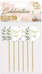 Pikery. Chrzest Święty listki, 6 sztuk