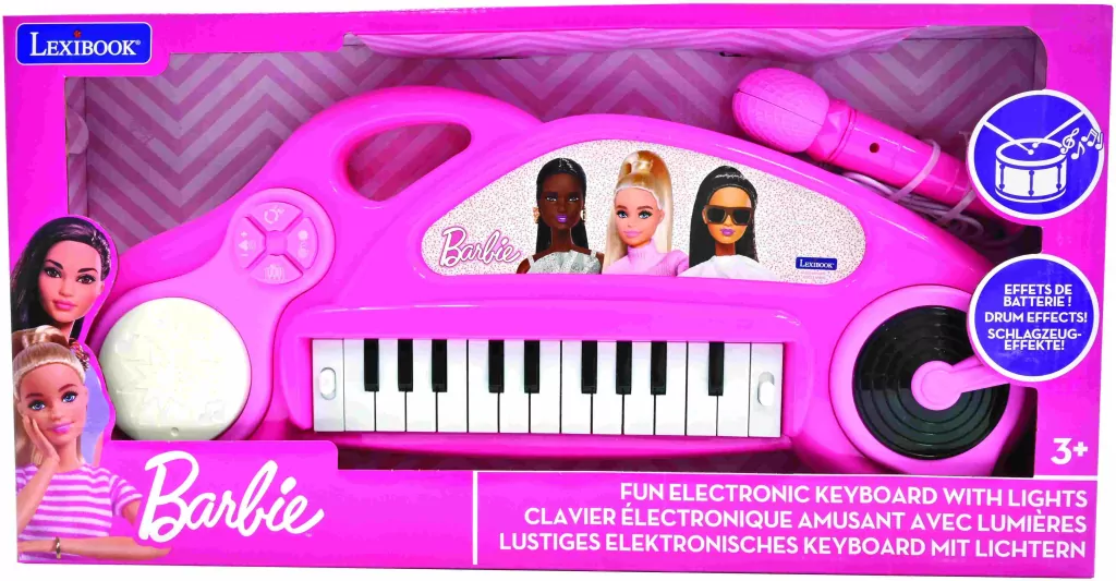 Keyboard elektroniczny Barbie Lexibook K704BB - tantis.pl
