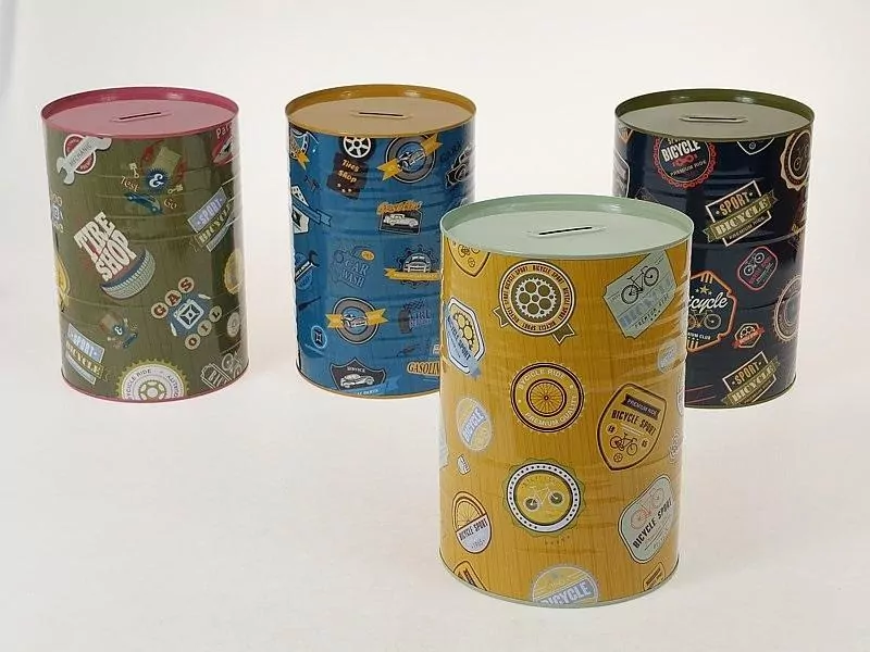 Skarbonka metalowa MIX - tantis.pl