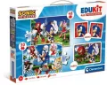Puzzle 48 + 36 + Memo + 6 klocków Edukit Sonic - tantis.pl