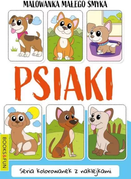 Psiaki. Malowanka małego smyka - tantis.pl