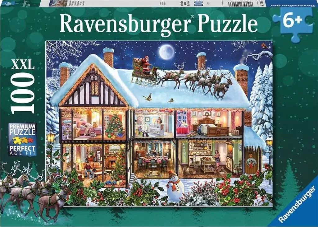Ravensburger. Puzzle XXL 100. W święta - tantis.pl