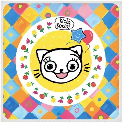 Serwetki papierowe Kicia Kocia 33x33cm