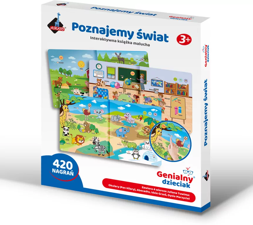 Poznajemy świat interaktywna książeczka - tantis.pl