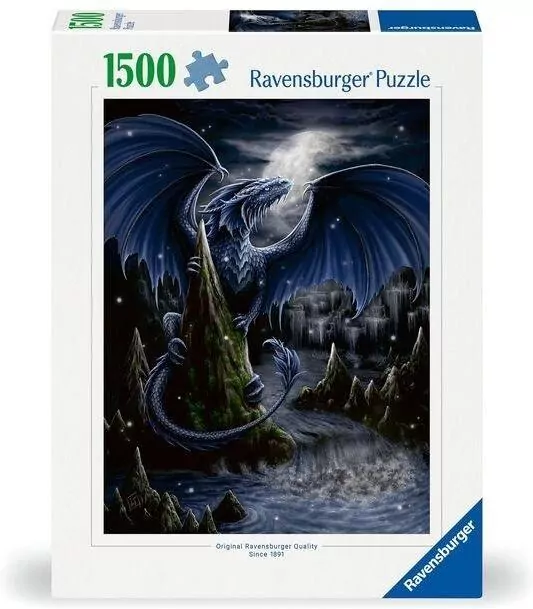 Puzzle 1500. Czarny smok - tantis.pl