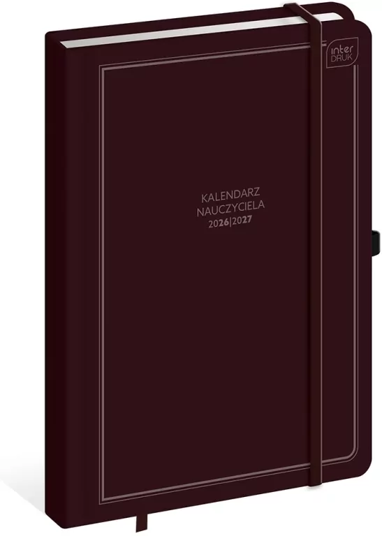 Kalendarz nauczyciela 2026/27 A5 Burgundy - tantis.pl
