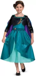 Strój Anna Queen Classic - Frozen 2 rozmiar S 5-6 lat