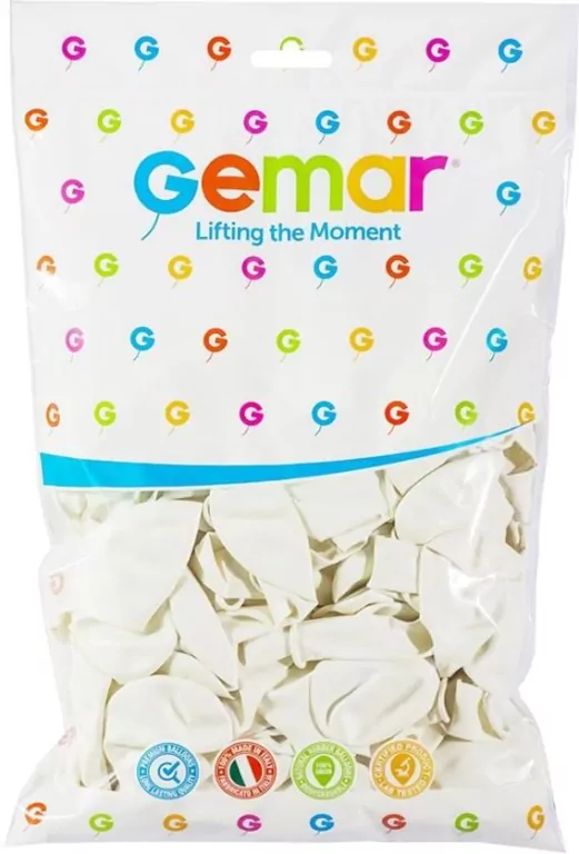 Balony pastelowe białe 30cm - tantis.pl