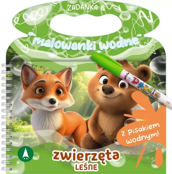 Zadanka & malowanki wodne. Zwierzęta leśne - tantis.pl