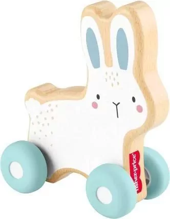 Fisher Price Królik drewniany do ciągnięcia - tantis.pl
