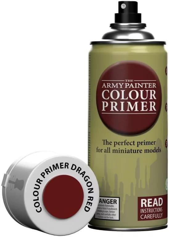 The Army Painter: Colour Primer - Dragon Red (2022) - tantis.pl
