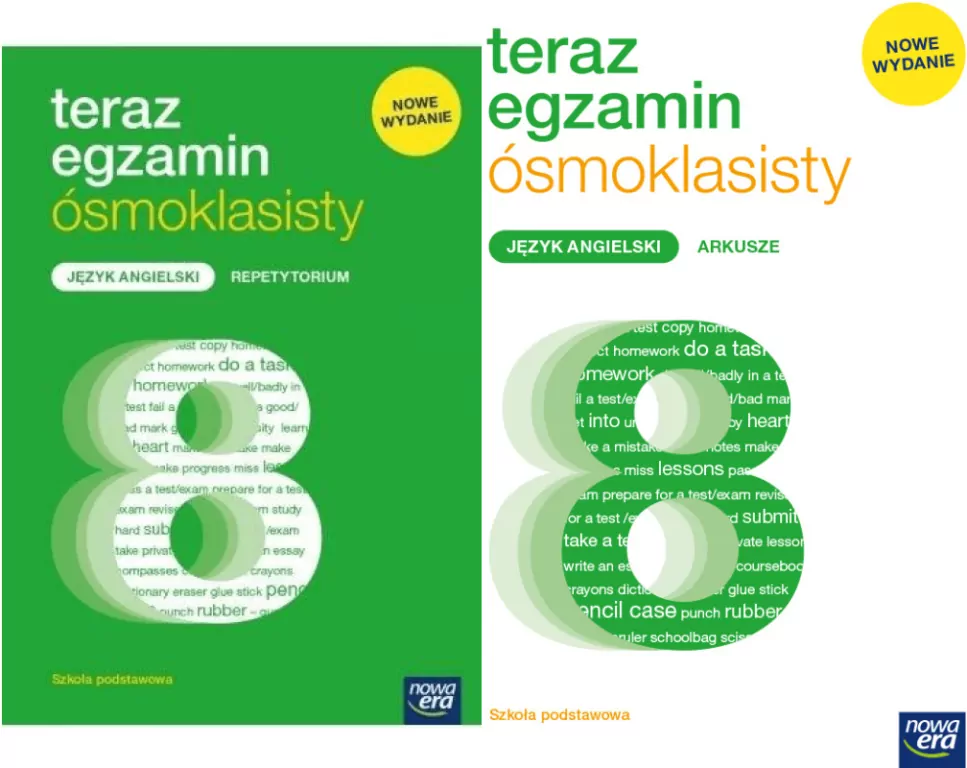 Pakiet: Teraz egzamin ósmoklasisty. Język angielski. Repetytorium. Arkusze - tantis.pl