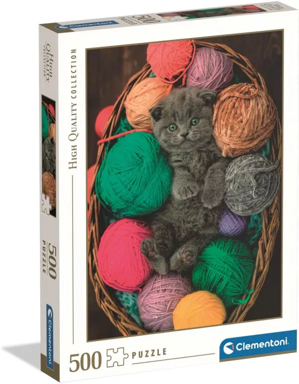 Puzzle 500 Fluffy Kitten - tantis.pl