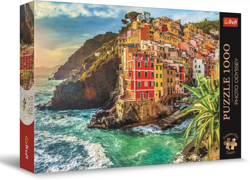 Puzzle 1000. Miasteczko Riomaggiore, Włochy. 10855 - tantis.pl