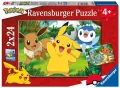 Ravensburger. Puzzle dla dzieci 2x24. Pokemon - tantis.pl