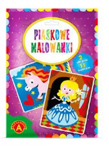 Piaskowe malowanki. Księżniczka i Jednorożec - tantis.pl