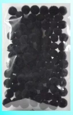 Pompony czarne 10mm - tantis.pl