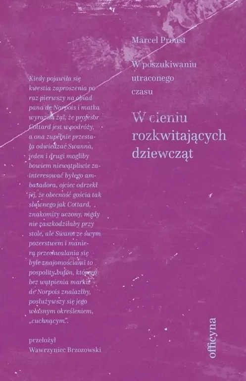 W cieniu rozkwitających dziewcząt - tantis.pl