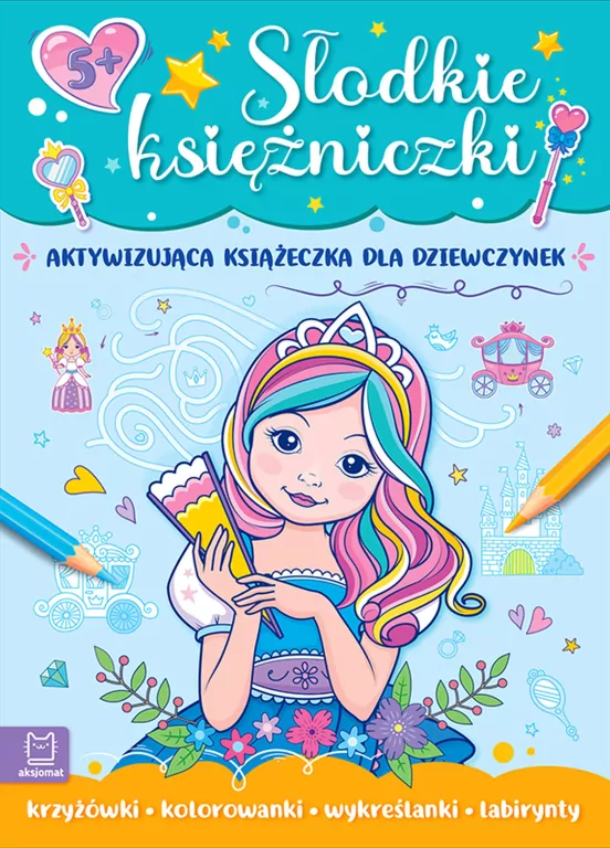 Słodkie księżniczki. Aktywizująca książeczka - tantis.pl