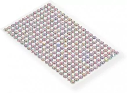 Kryształki samoprzylepne srebrne 6mm - tantis.pl