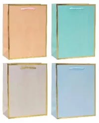 Torebka ozdobna 31x40x12cm mix ROZETTE