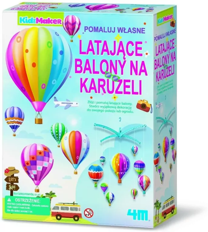 KidzMaker Karuzela z latającymi balonami - tantis.pl